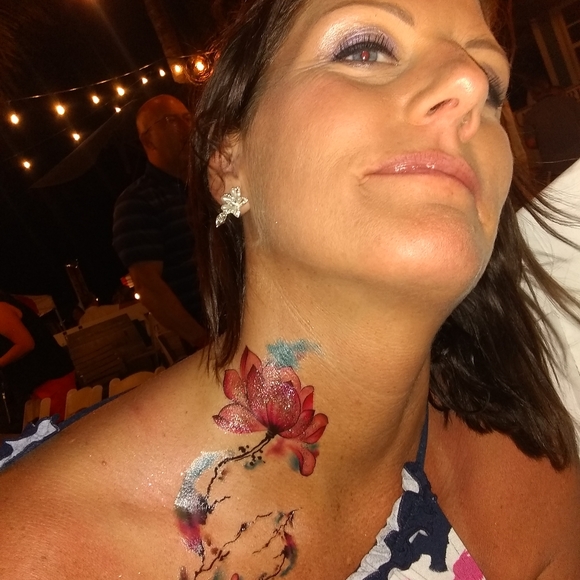 FASHION TEMPORARY FLORAL TATTOO - Picture 8 of 8